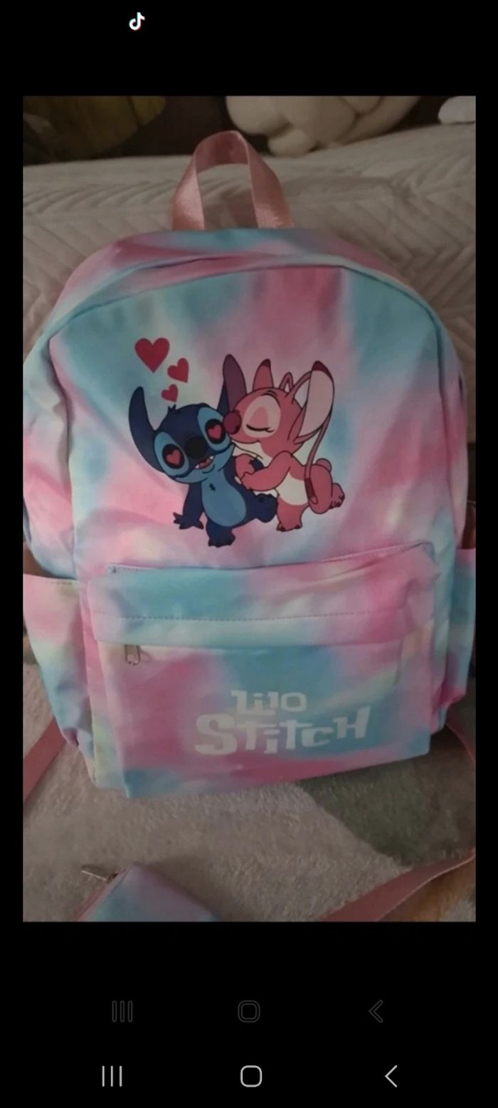 Sac a dos stitch 3 pièces - photo numéro 2