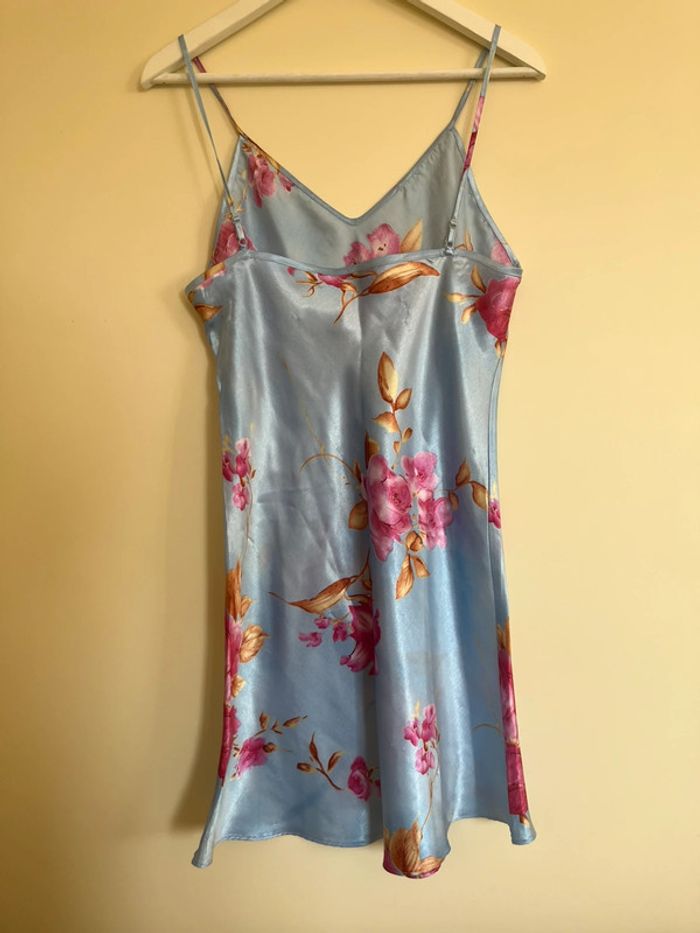 Nuisette lingerie- robe légère effet satin - imprimé floral- summer dress - photo numéro 14