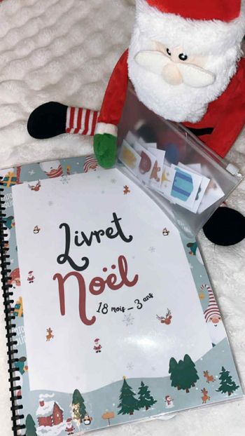 Livret activité enfant 18 mois 3 ans Noel