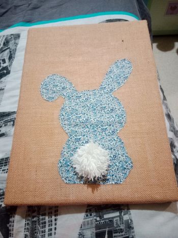 Toile lapin bébé
