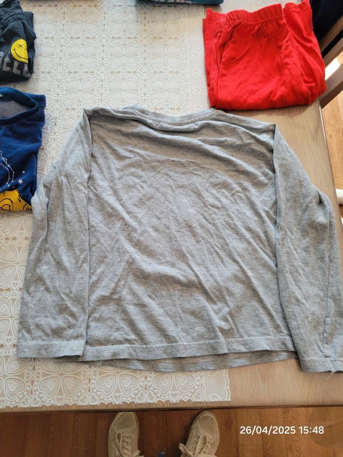 T-shirt manche longue super mario - photo numéro 2