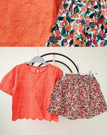 8 ans ensemble d été blouse été jupe jamais porte