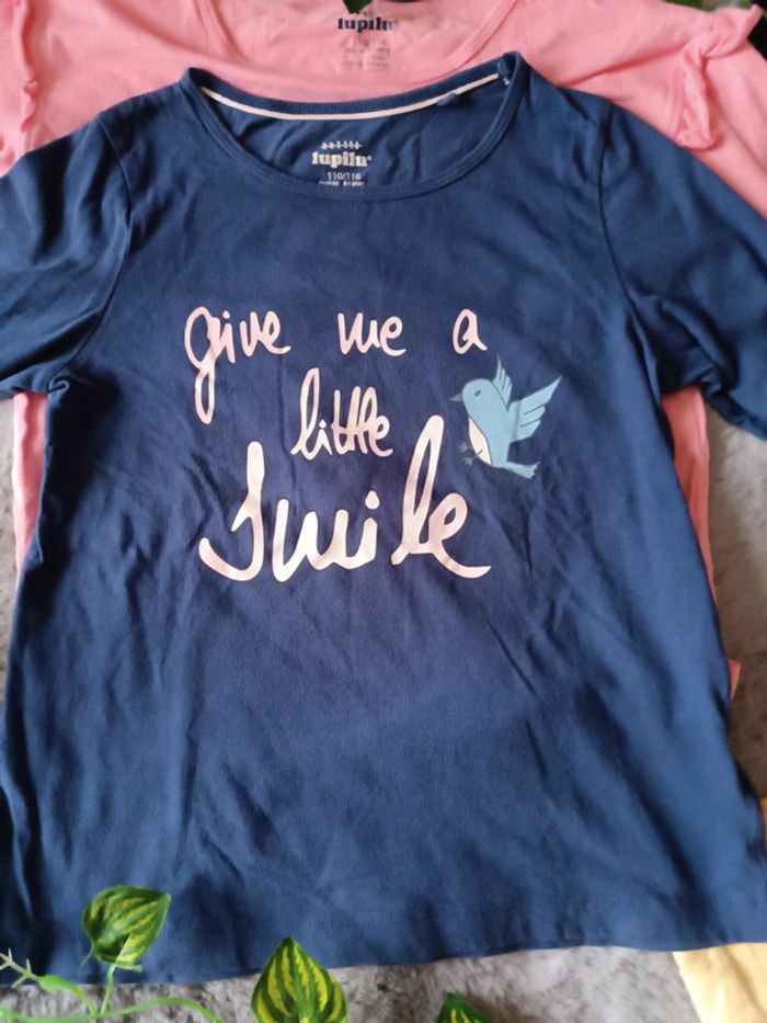 Lot de 4 tee-shirts manches longues 4/6 ans 110/116 - photo numéro 8