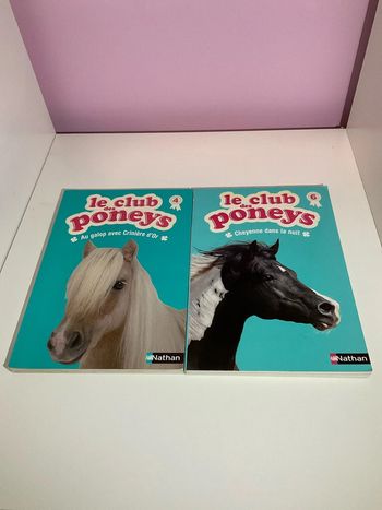 Lot livres collection Le club des poneys (Tomes 4 et 6)
