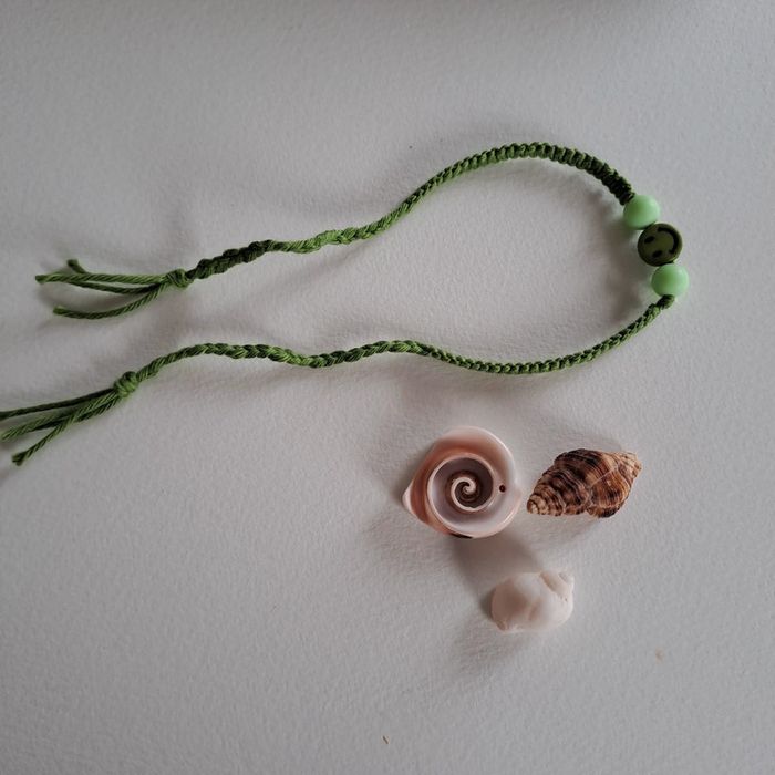(Réduction) Bracelet avec perles vertes - photo numéro 3