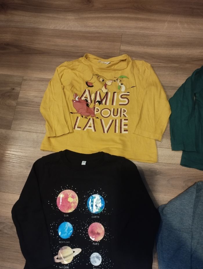 Lot t-shirts manches longues garçon - photo numéro 5