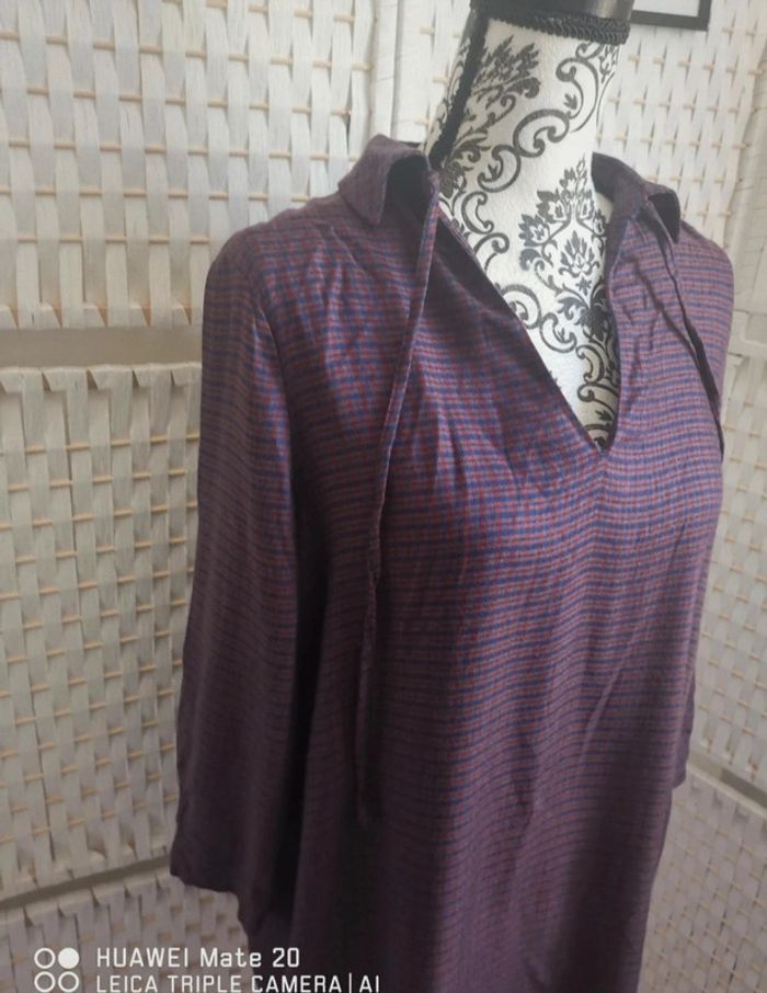 💕Superbe robe droite June d'Etam en viscose multicolore - femme taille 38 - style chic et moderne💕 - photo numéro 5