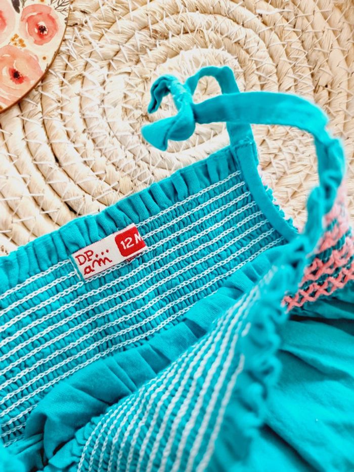 Robe bloomer fleuris 12 mois bébé fille - photo numéro 2