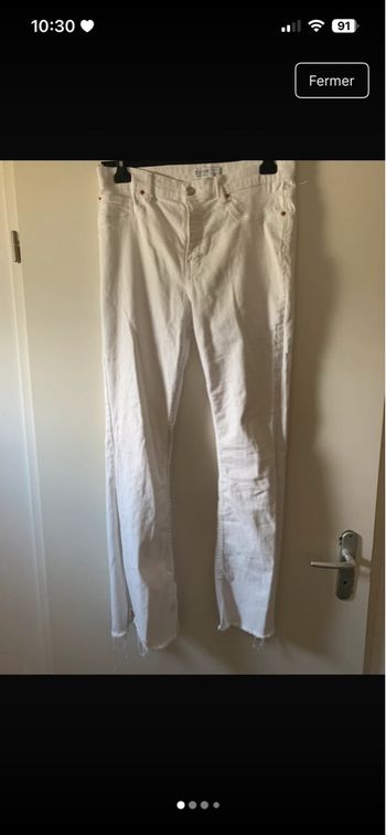 Jean blanc bon état