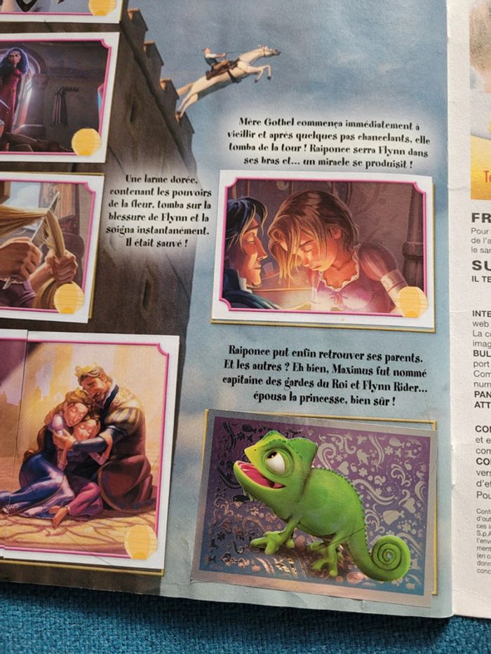 Album Panini Raiponce complet + poster Disney collection autocollants stickers princesse - photo numéro 9