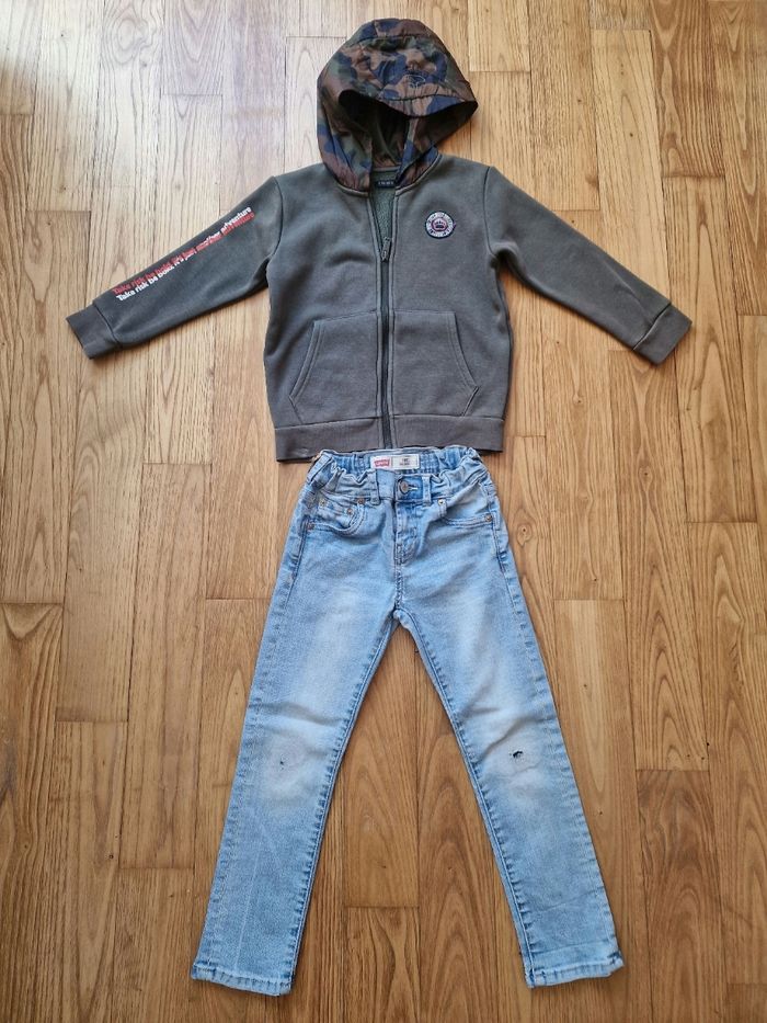 👕 Lot complet vêtements garçon 5 ans – marques IKKS, Levi’s, Adidas, Zara, Gap… 👦 - photo numéro 2