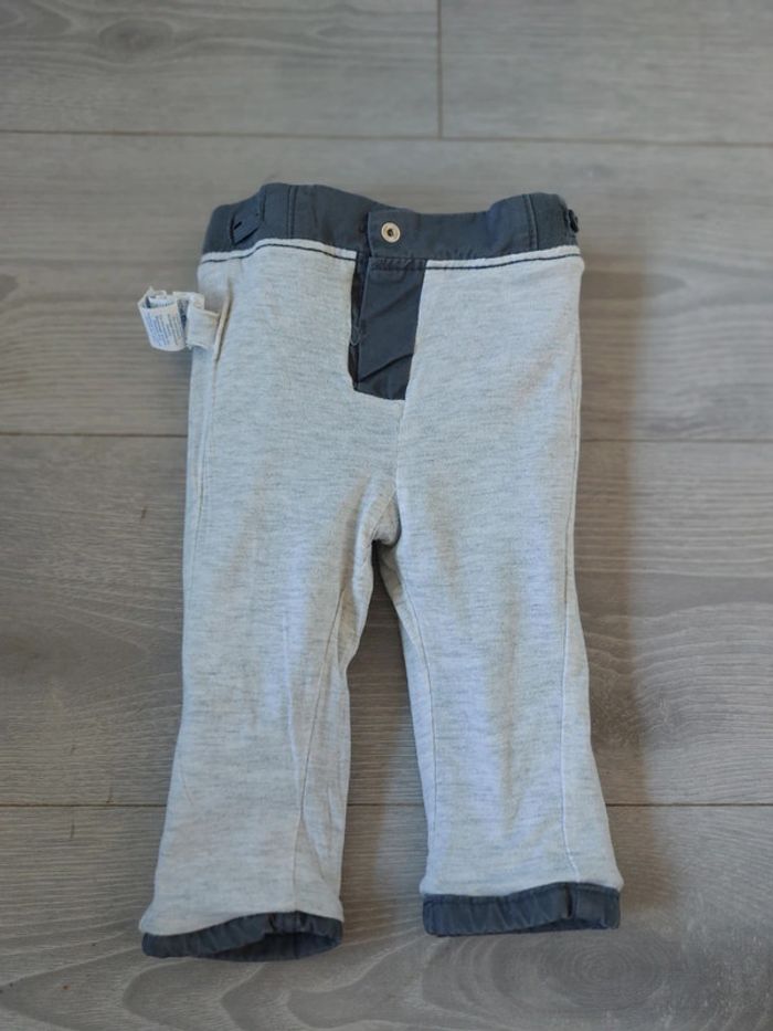 Pantalon doublé Obaibi taille 12 mois - photo numéro 3