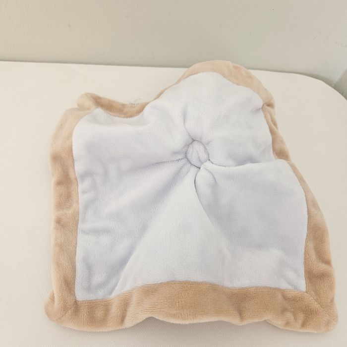 Doudou lapin kiabi bleu marron - photo numéro 4