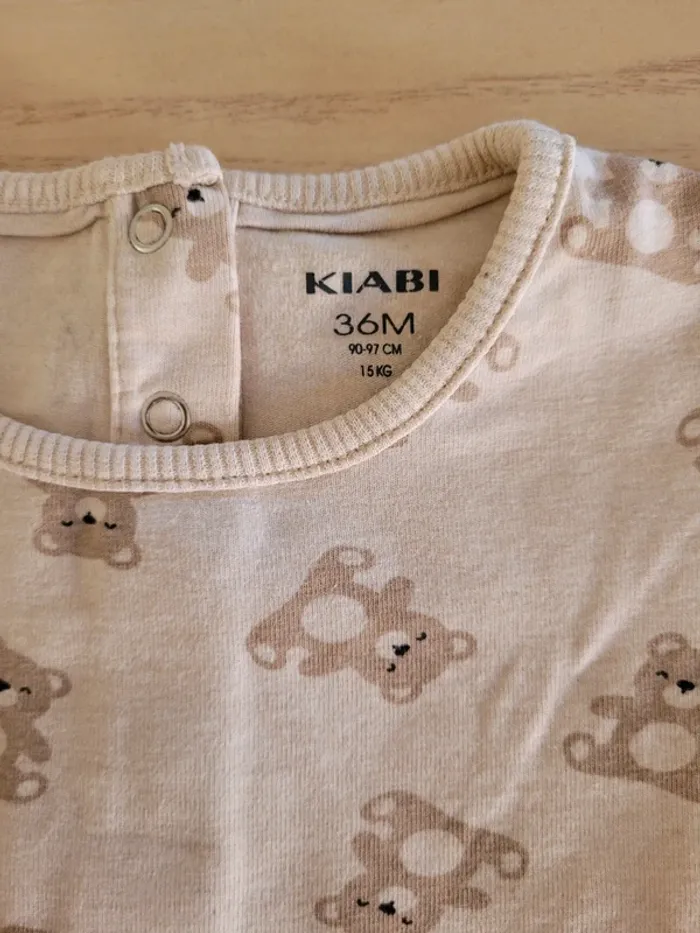 Body ourson Kiabi 36 mois - photo numéro 3