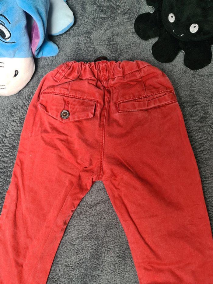 Jeans rouge 12/18 mois - photo numéro 5