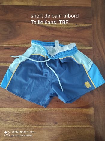 Short de bain tribord