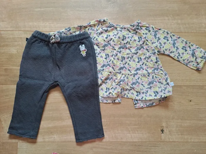 Ensemble "Compagnie des petits" 9 mois