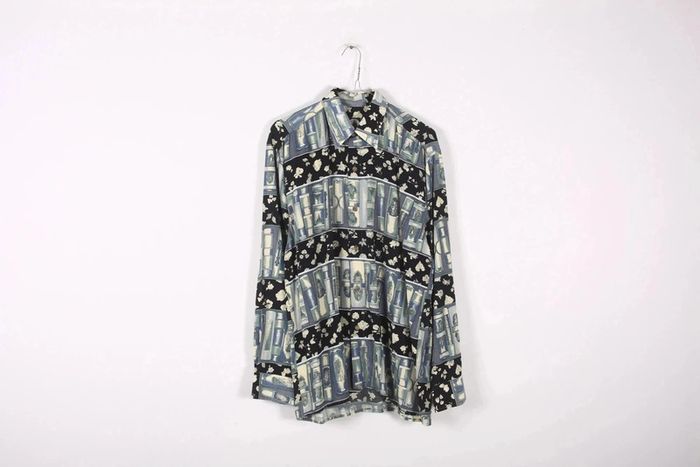 Chemise vintage 90's unisexe en viscose (#240102) - photo numéro 5