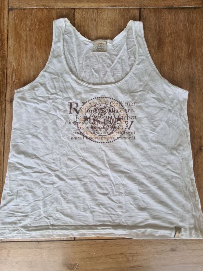 Débardeur blanc xl