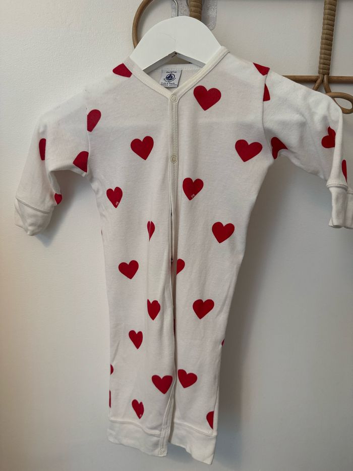 Lot de pyjamas petit bateau collection cœur - photo numéro 3