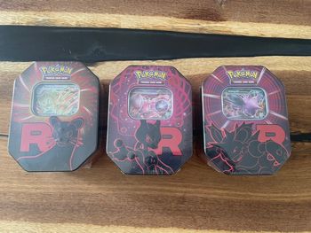 Lot 3 Pokébox Team Rocket - Mewtwo + Nidoking + Persian - EV10 Rivalités Destinées- NEUF FR