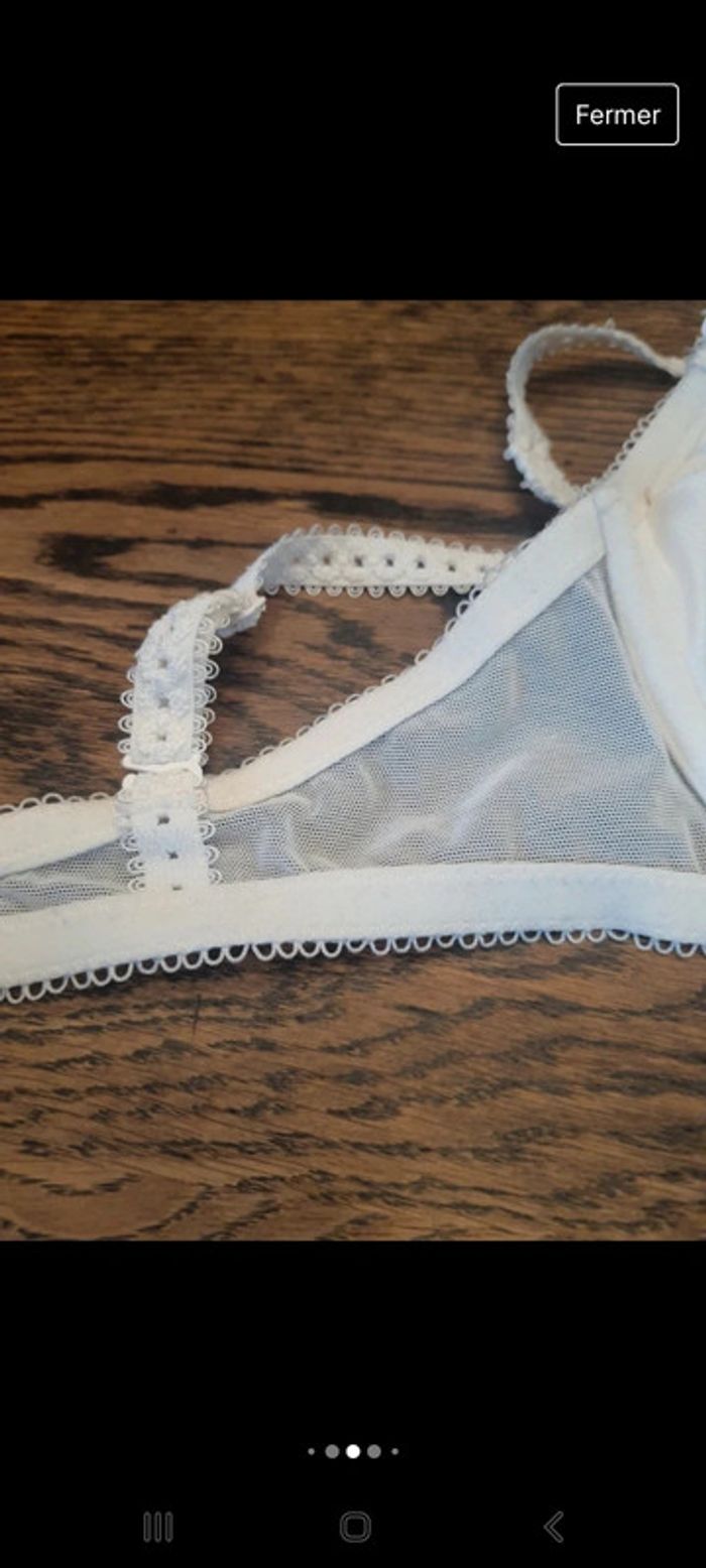 Soutien gorge Hunkemöller blanc/rose fr 90C - photo numéro 19