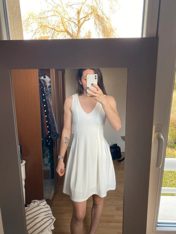 Robe blanche Pimkie