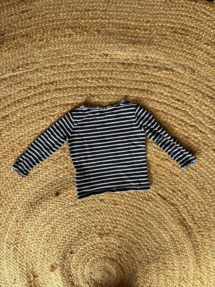 Marinière Cyrillus 3 ans - coton bio - photo numéro 3