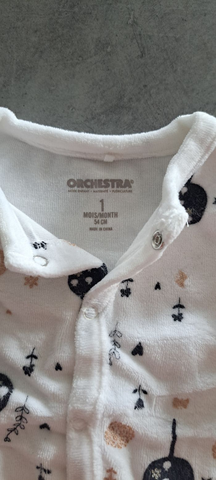 Pyjama bébé 1mois orchestra - photo numéro 2