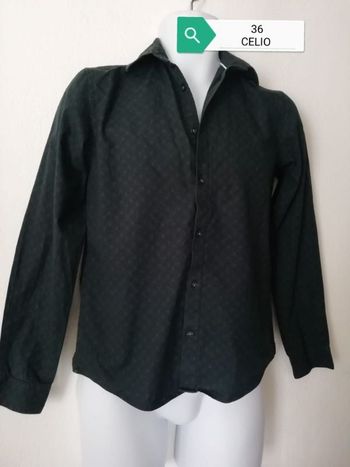 Chemise à motif homme 36