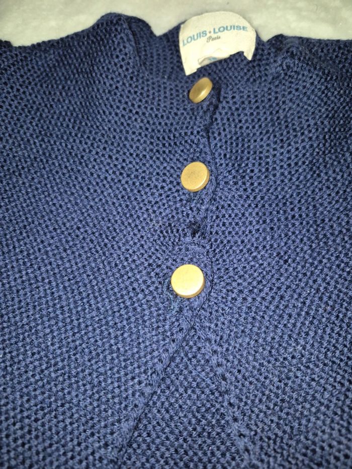 Cardigan fille en gros mail - photo numéro 4