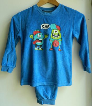Pyjama velours T 6 ans 2 pièces "Influx"