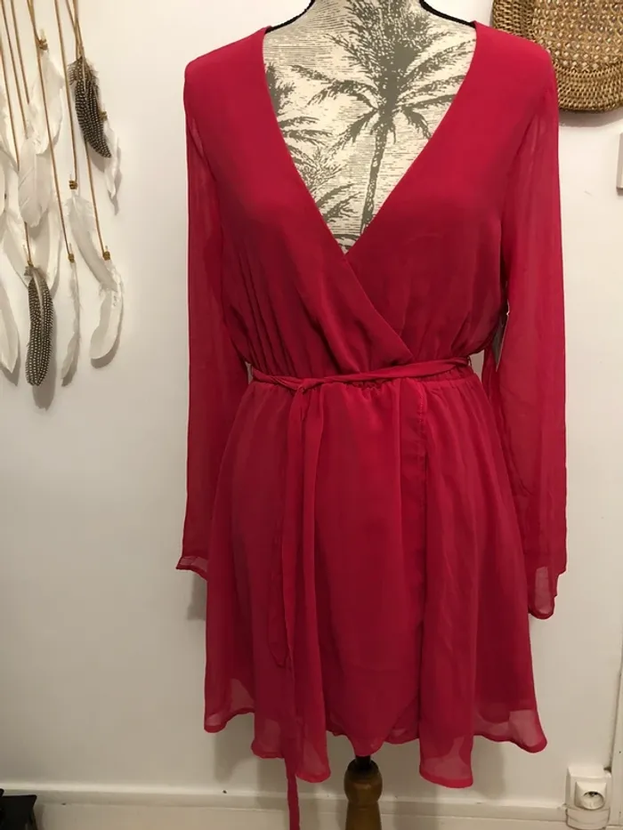 Robe framboise Nly Trend - photo numéro 2