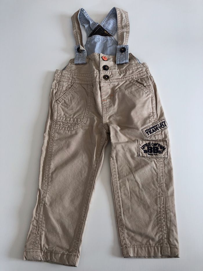 Pantalon bébé avec bretelles 6 mois