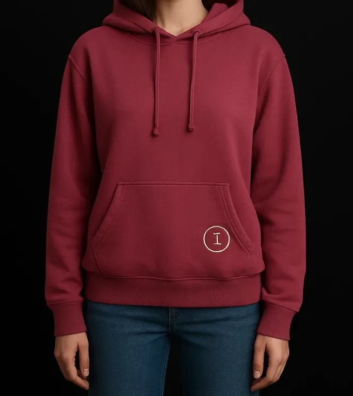 🌸 Pull bordeaux à capuche 🌸