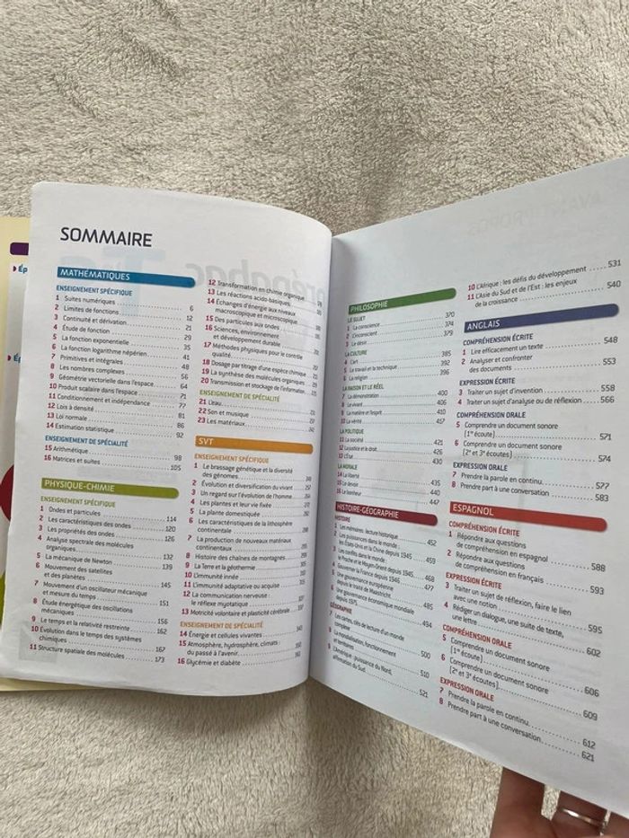 Prépa bac terminale S (maths physique chimie svt) toutes matières - photo numéro 3