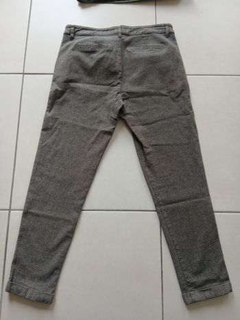Pantalon 7/8 chiné coton