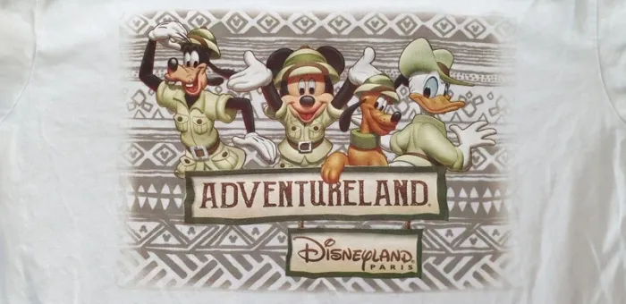 Tee-shirt blanc Disneyland 6 ans - photo numéro 2