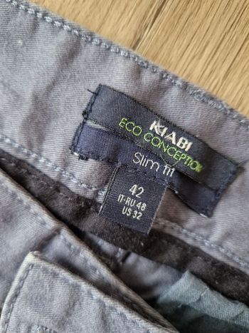 Pantalon Kiabi slim fit T.42
