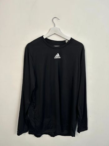 Maillot Longues Manches Adidas Homme Noir et Blanc | Taille L | Très Bon État | #TM49