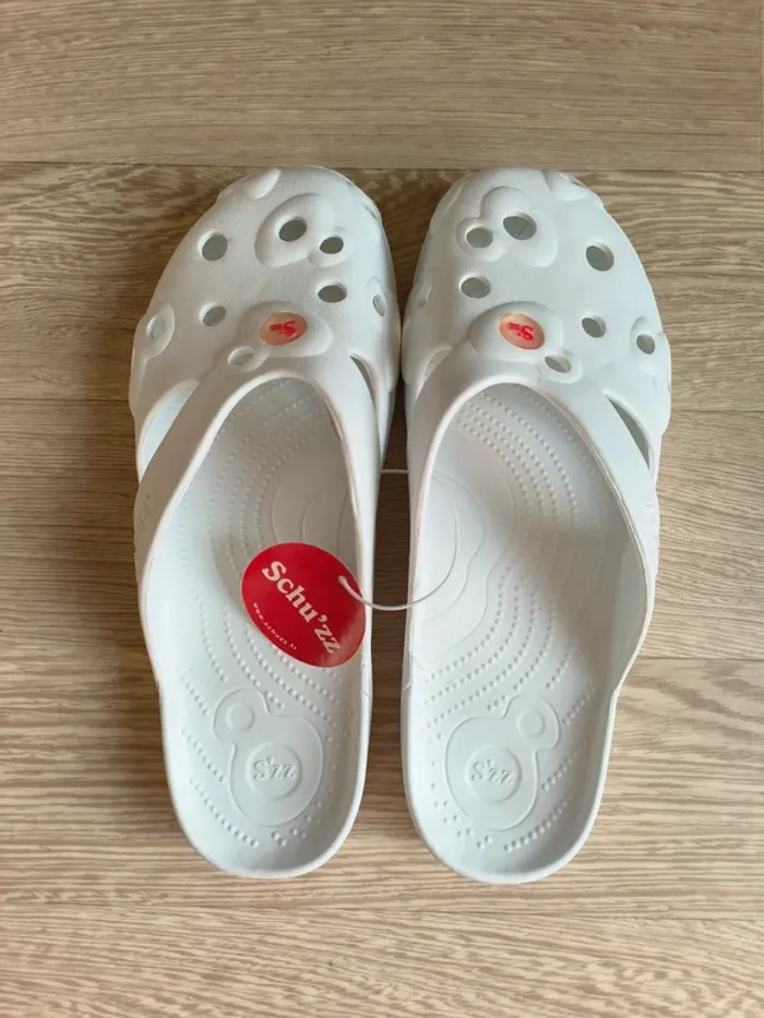 Mules Schu'zz blanc neuves - photo numéro 2
