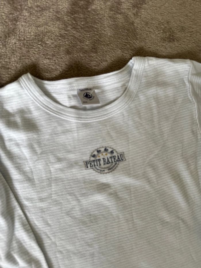 Maillot petit bateau 5 ans bleu et blanc - photo numéro 4