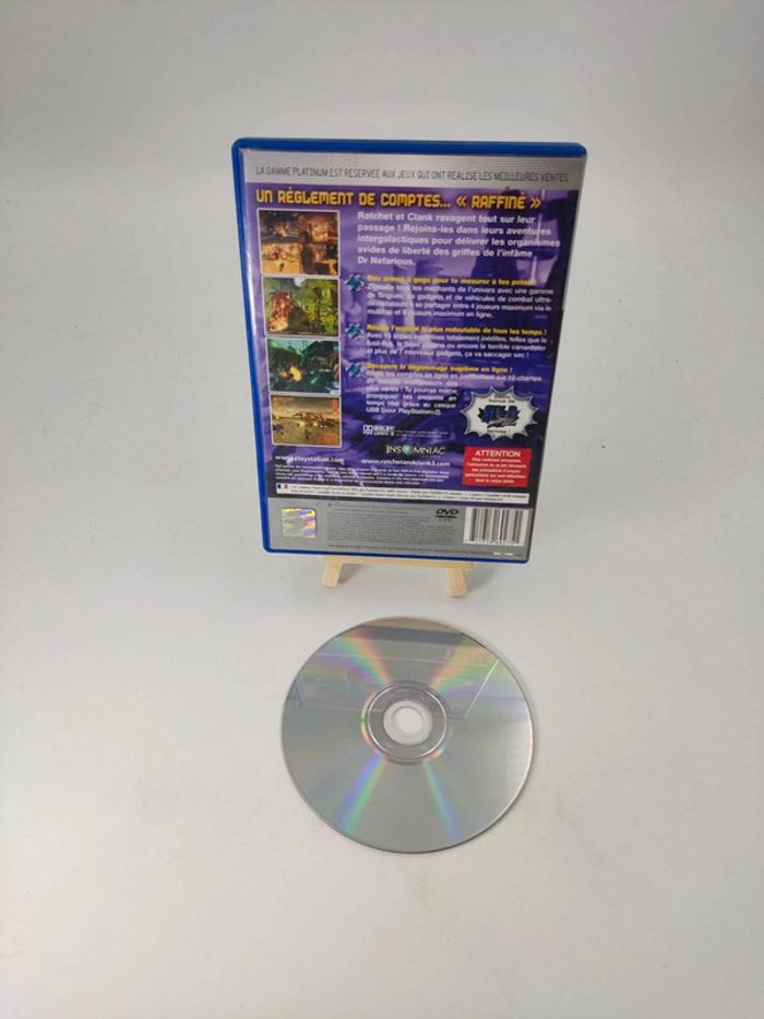 Clé à Cliquet & Clank 3 Platinum PS2 (Fr) sans notice - photo numéro 3