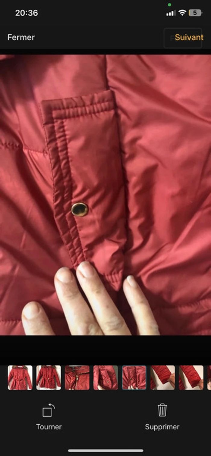 Manteau doudoune /parka . Taille 40 - photo numéro 5