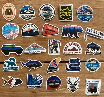 25 Stickers Patagonia