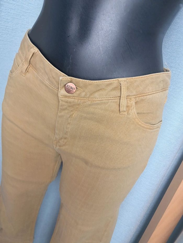 Reiko jean moutarde T.40 en tbe - photo numéro 3