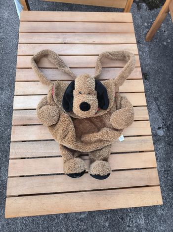 Sac peluche chien