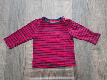 Tee shirt rouge et bleu