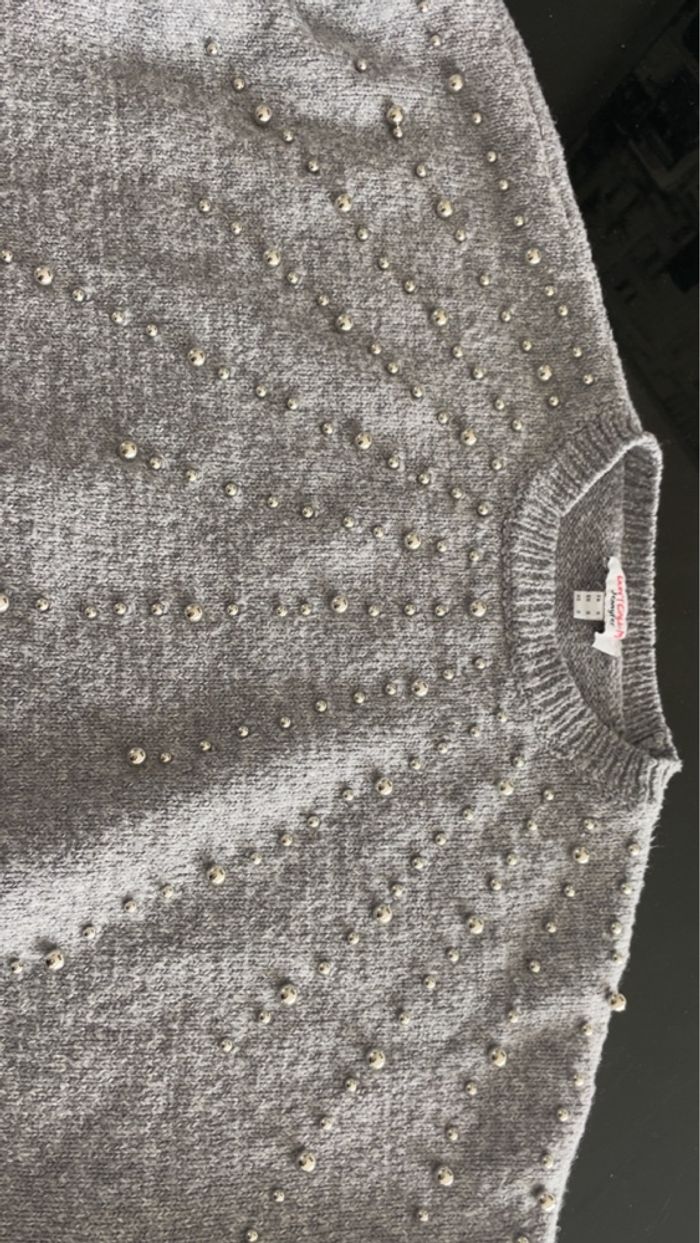 Pull avec perles