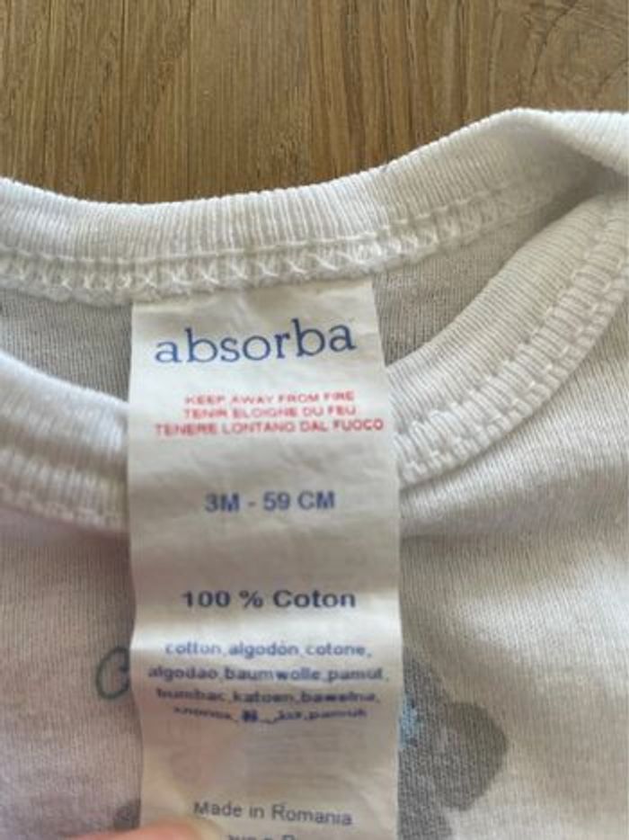 Body mixte Absorba 3 mois - photo numéro 3